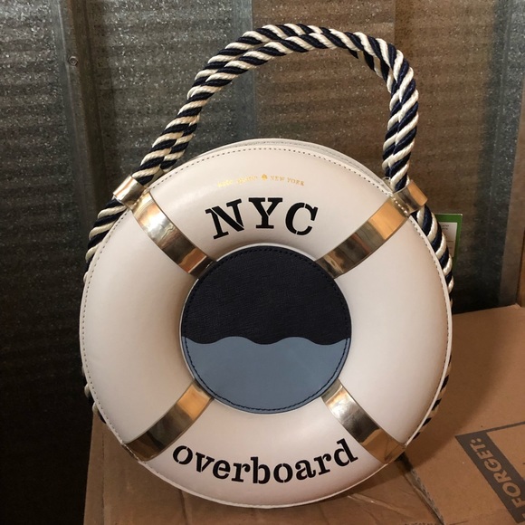 SOLD Kate Spade Life Preserver Clutch - Picture 4 of 4